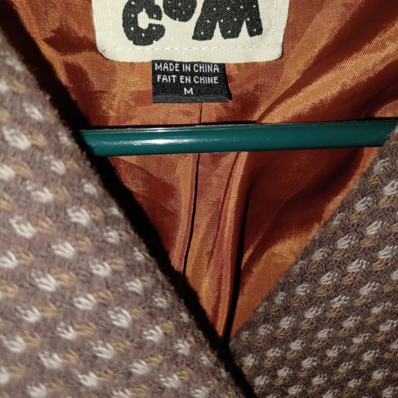 volcom brown pea coat - Picture 5 of 6